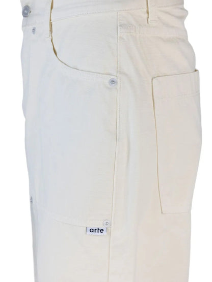 PANTALONE Crema Arte