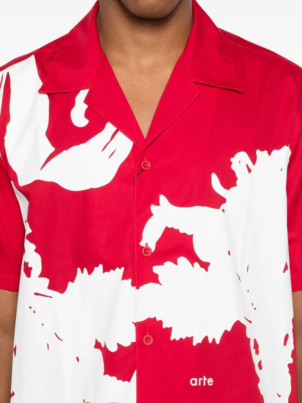 CAMICIA Rosso Arte