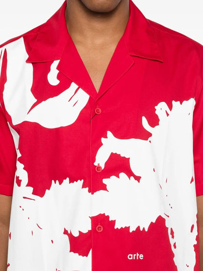 CAMICIA Rosso Arte