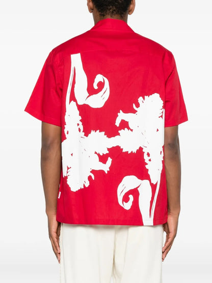 CAMICIA Rosso Arte
