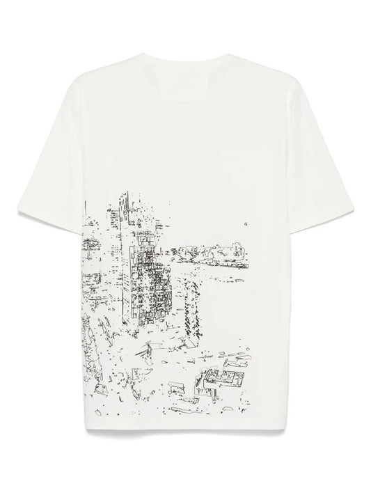 T-SHIRT Bianco C.p. Company Metropolis