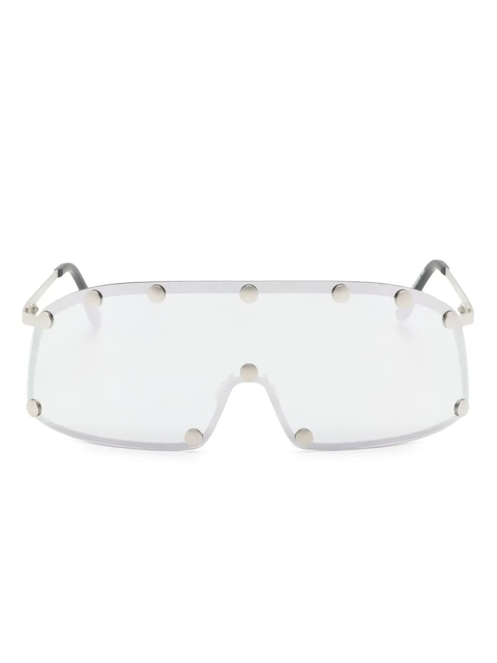 RICK OWENS OCCHIALI DA SOLE SUNGLASSES SHIELDING SILVER