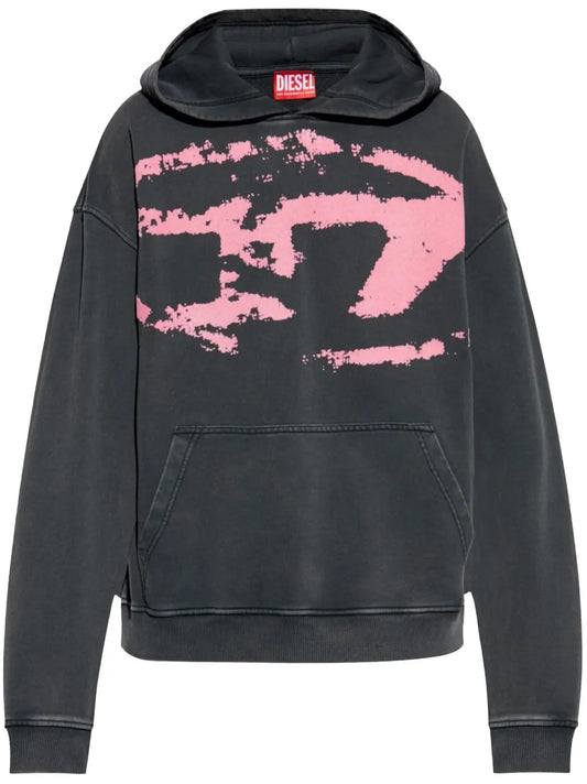 FELPA Nero/rosa Diesel