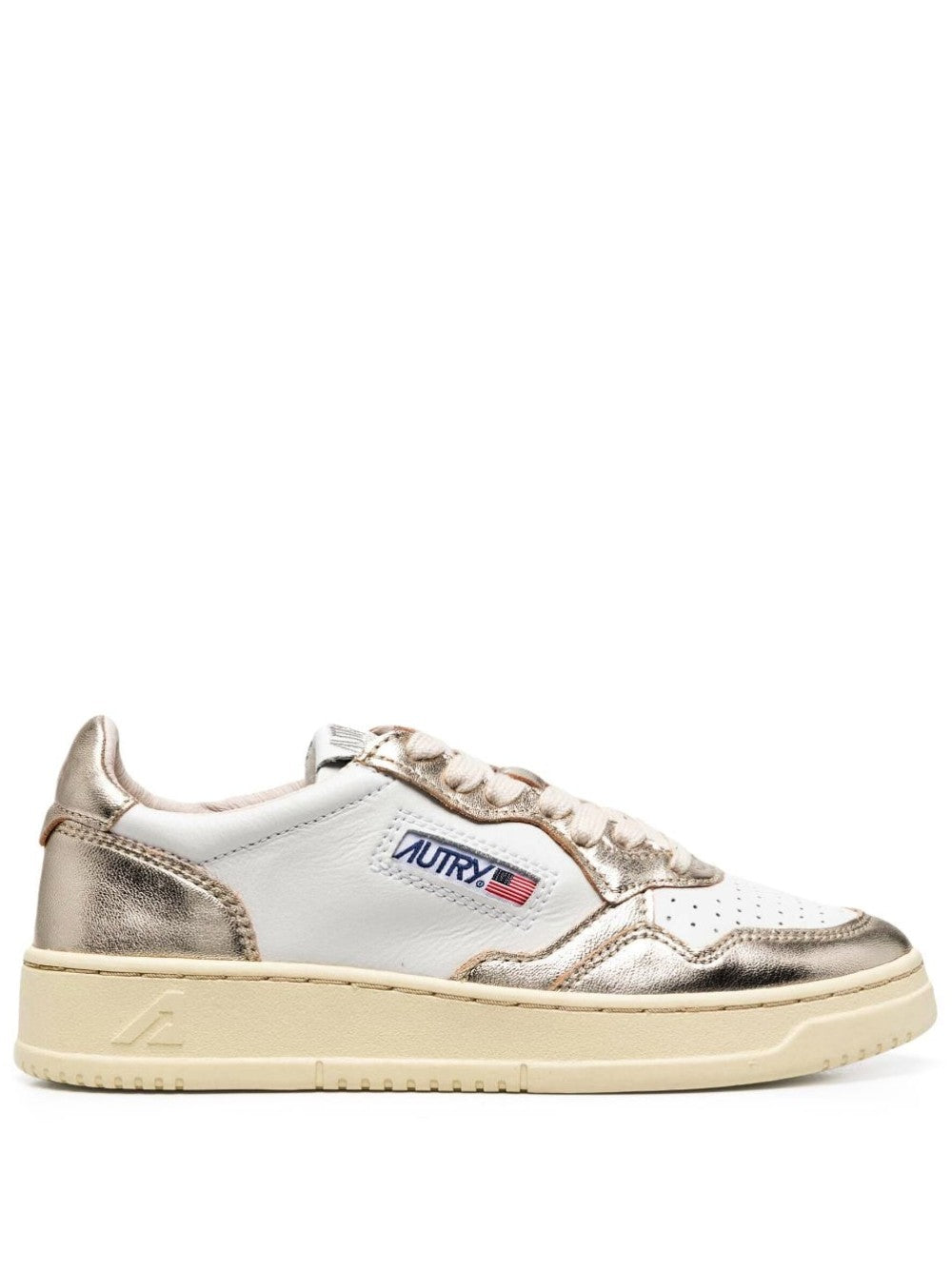 SNEAKER Bianco/oro Autry