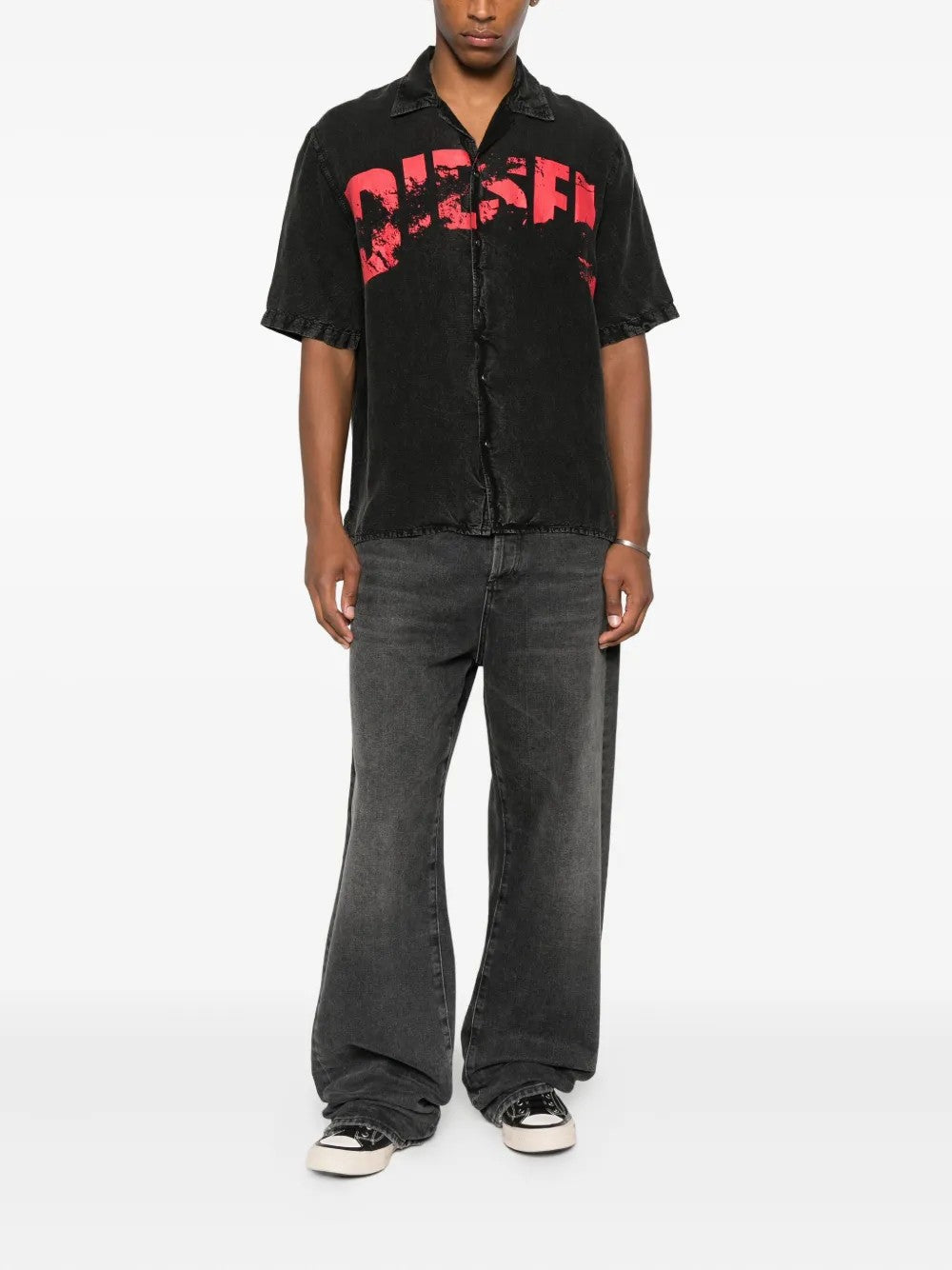 CAMICIA Nero/rosso Diesel