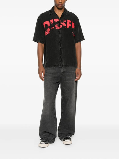 CAMICIA Nero/rosso Diesel