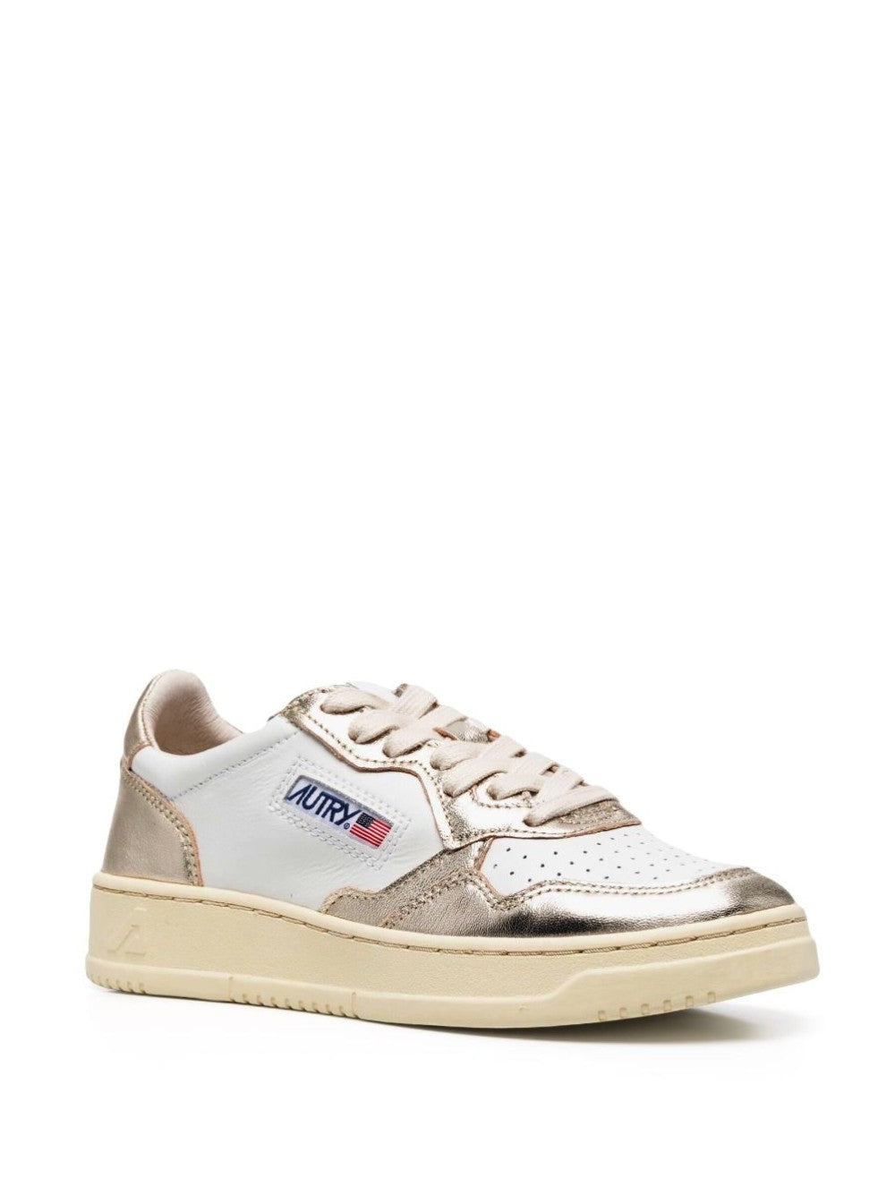 SNEAKER Bianco/oro Autry