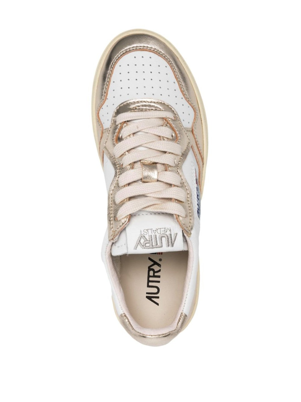 SNEAKER Bianco/oro Autry