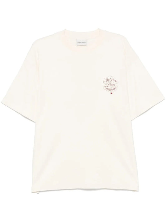 T-SHIRT Crema Drole De Monsieur