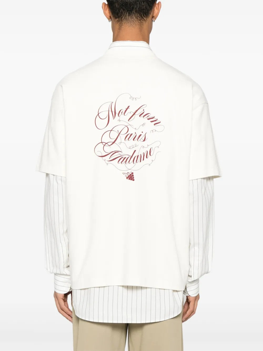 T-SHIRT Crema Drole De Monsieur