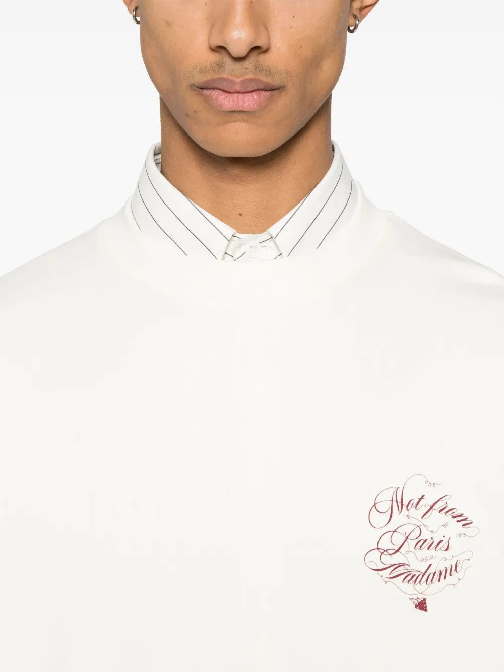 T-SHIRT Crema Drole De Monsieur