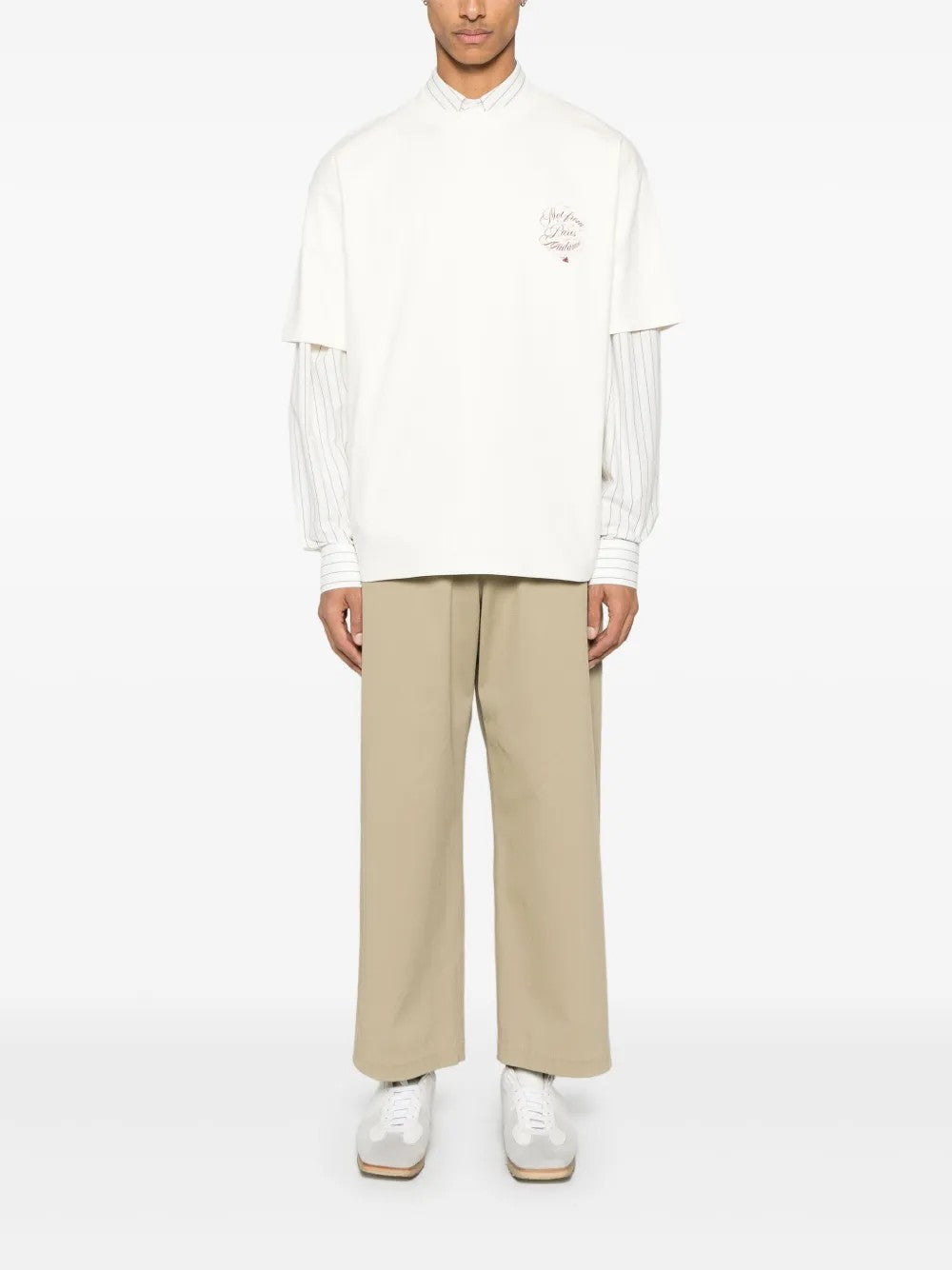T-SHIRT Crema Drole De Monsieur