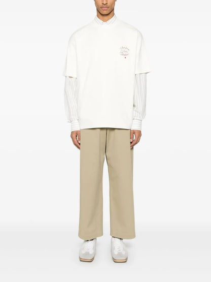 T-SHIRT Crema Drole De Monsieur