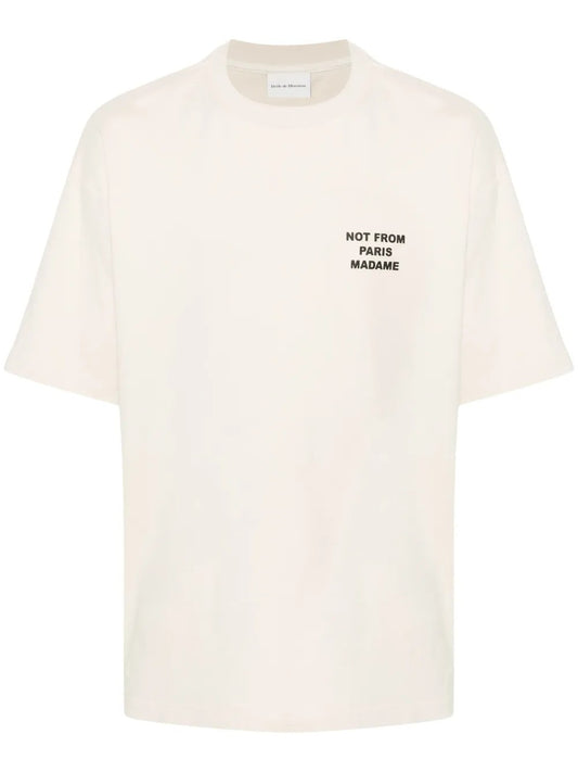 T-SHIRT Crema Drole De Monsieur