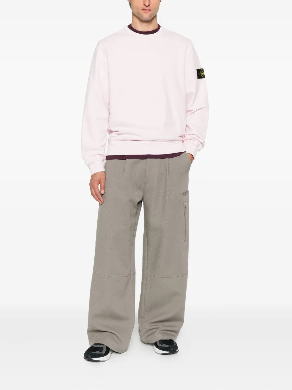 FELPA Rosa Stone Island