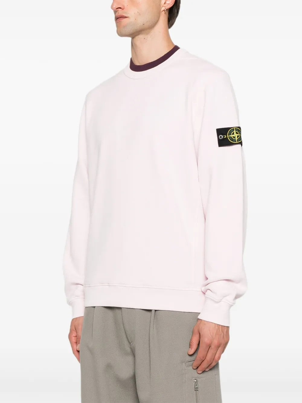 FELPA Rosa Stone Island
