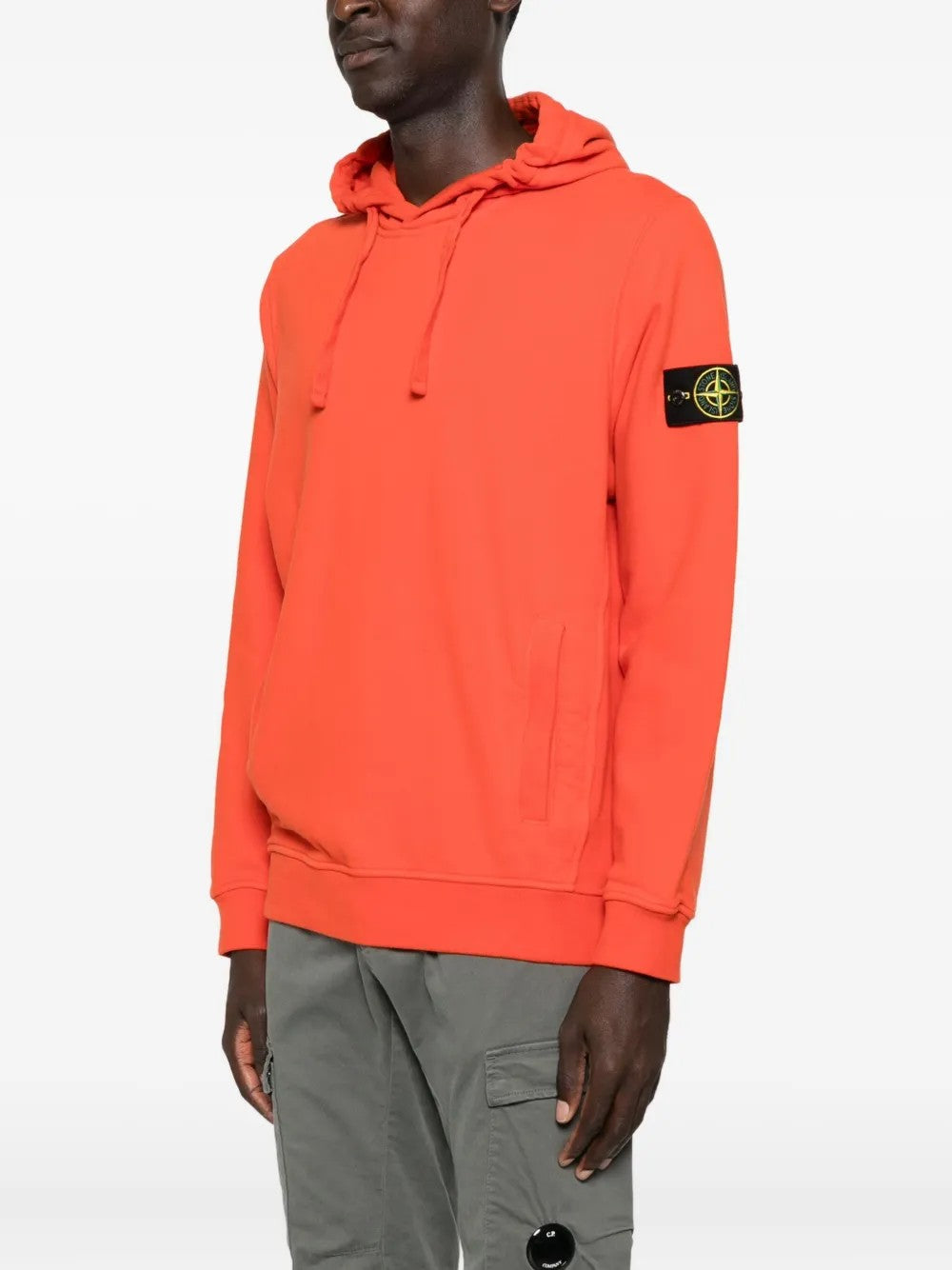 FELPA Arancio Stone Island