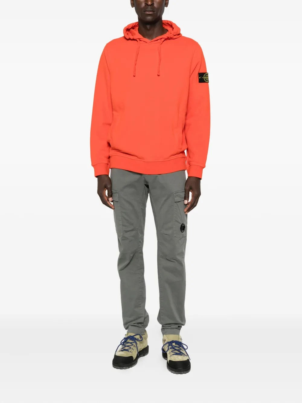 FELPA Arancio Stone Island