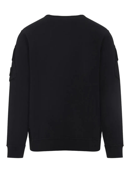 FELPA Nero Stone Island