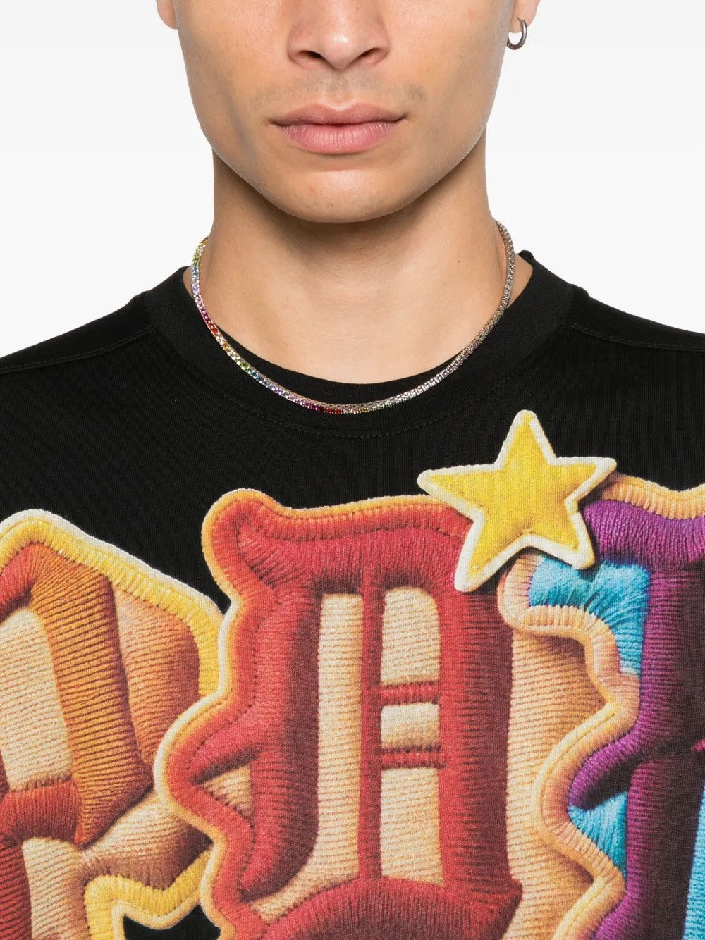 T-SHIRT Nero/multicolor Pdf