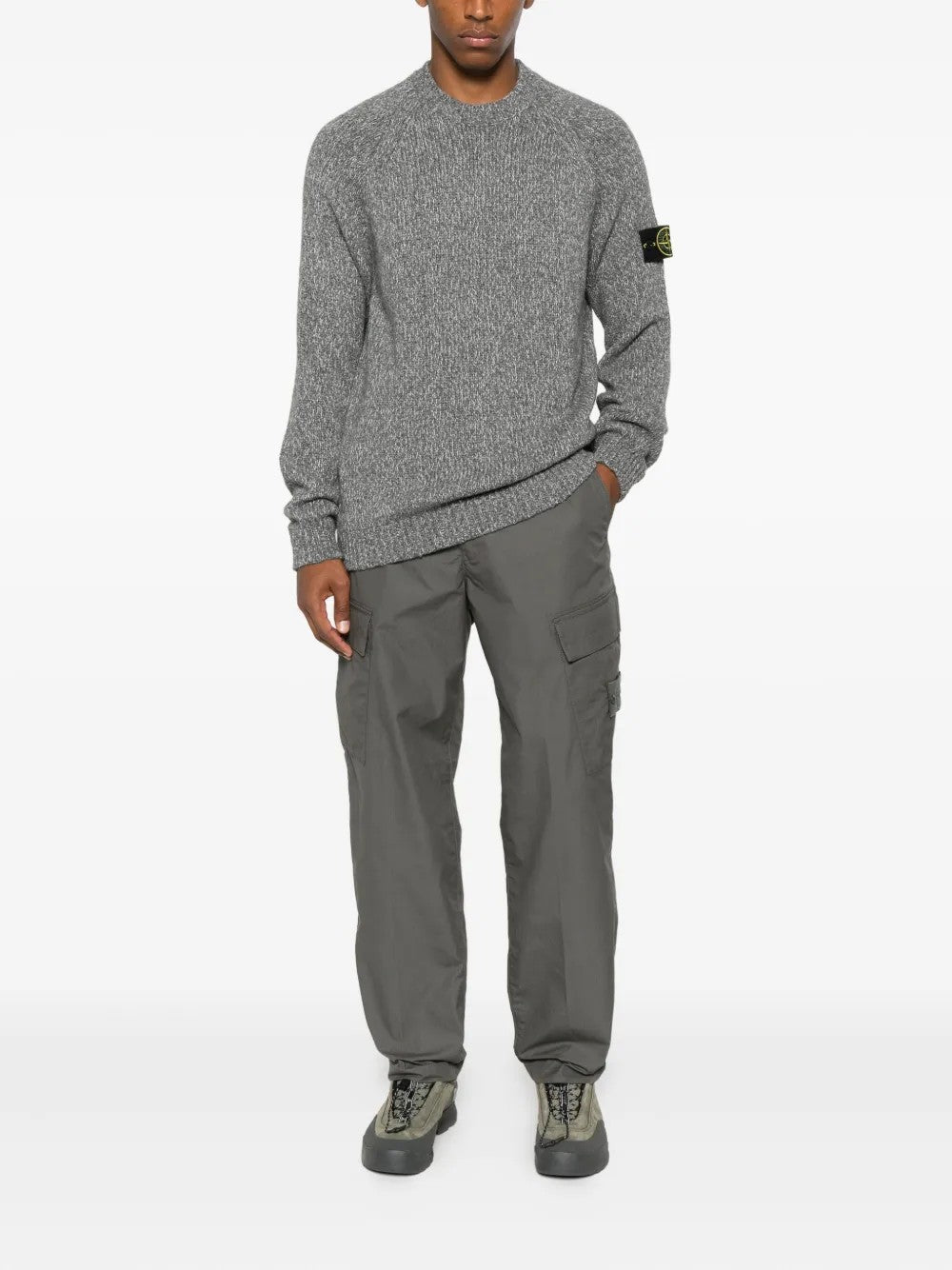 MAGLIONCINO Grigio Scuro Stone Island