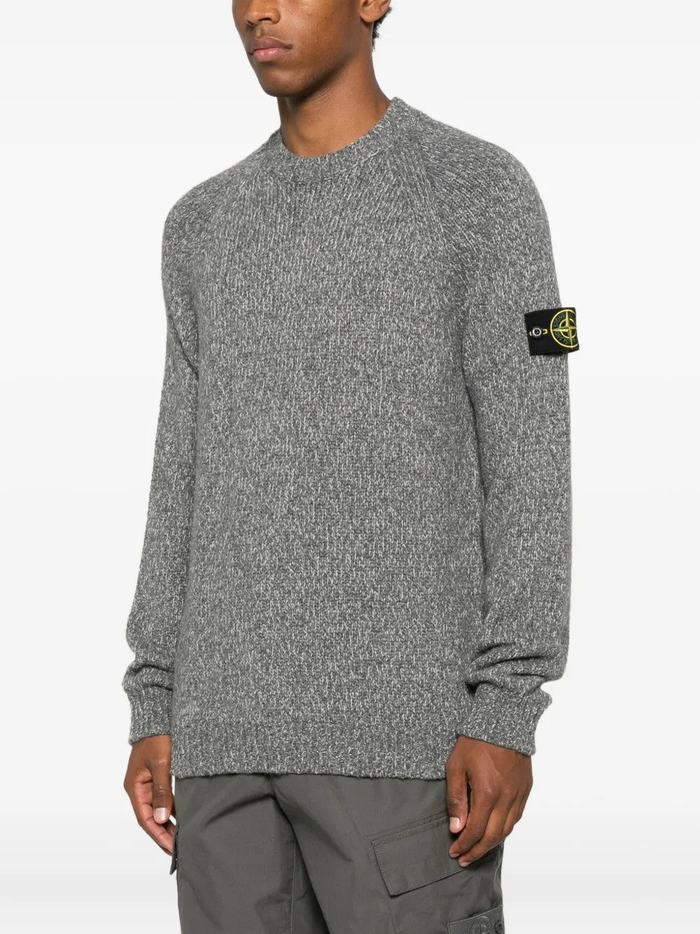MAGLIONCINO Grigio Scuro Stone Island