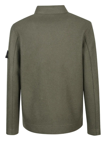 CARDIGAN Verde Militare Stone Island