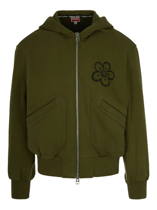 FELPA CAPPUCCIO Khaki Kenzo