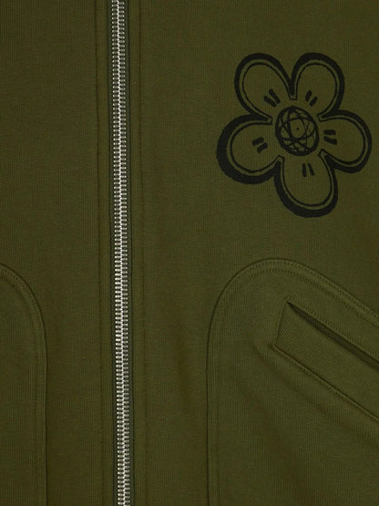 FELPA CAPPUCCIO Khaki Kenzo
