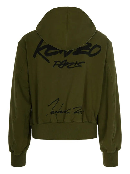 FELPA CAPPUCCIO Khaki Kenzo