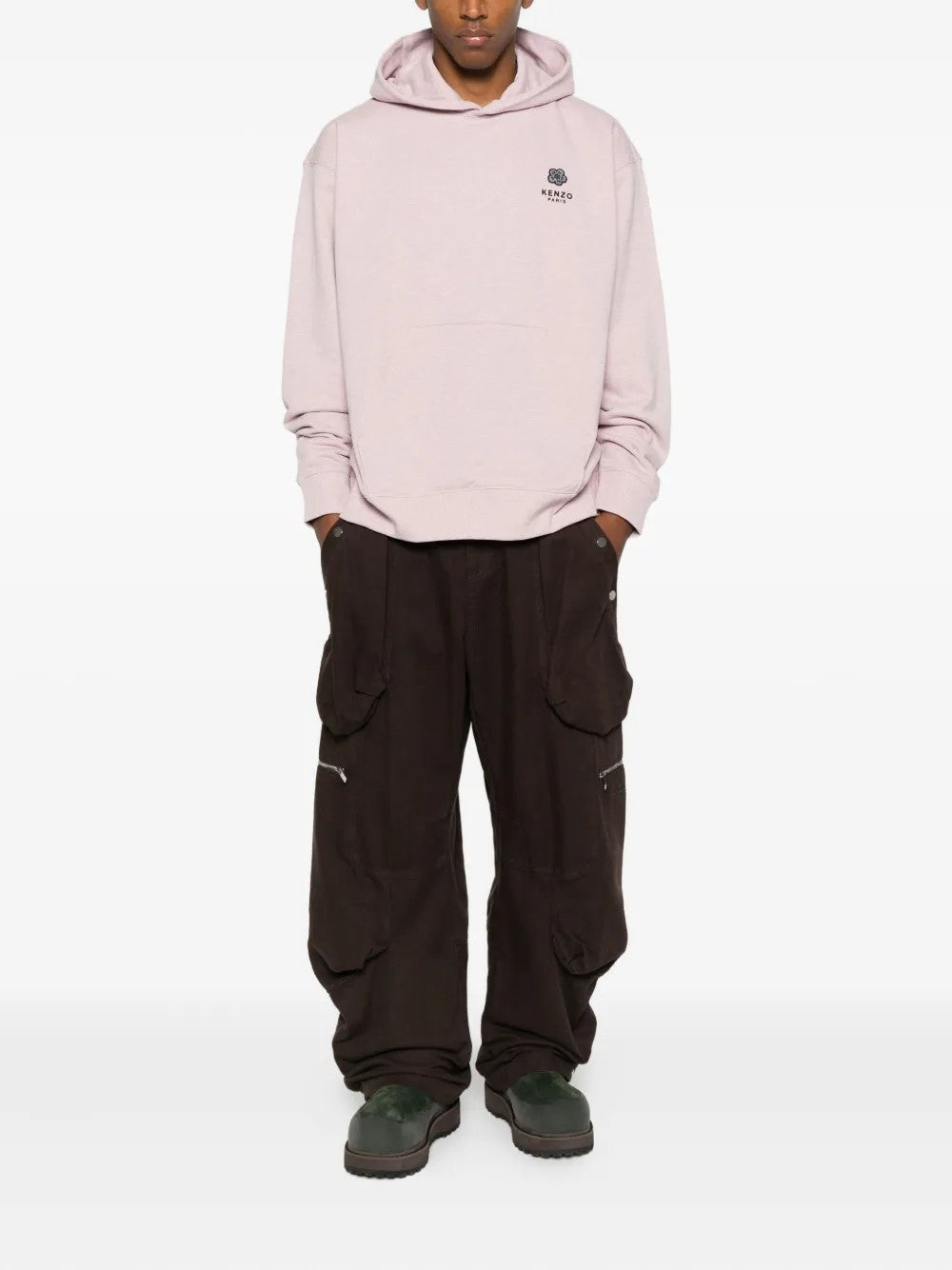 FELPA CAPPUCCIO Rosa Kenzo