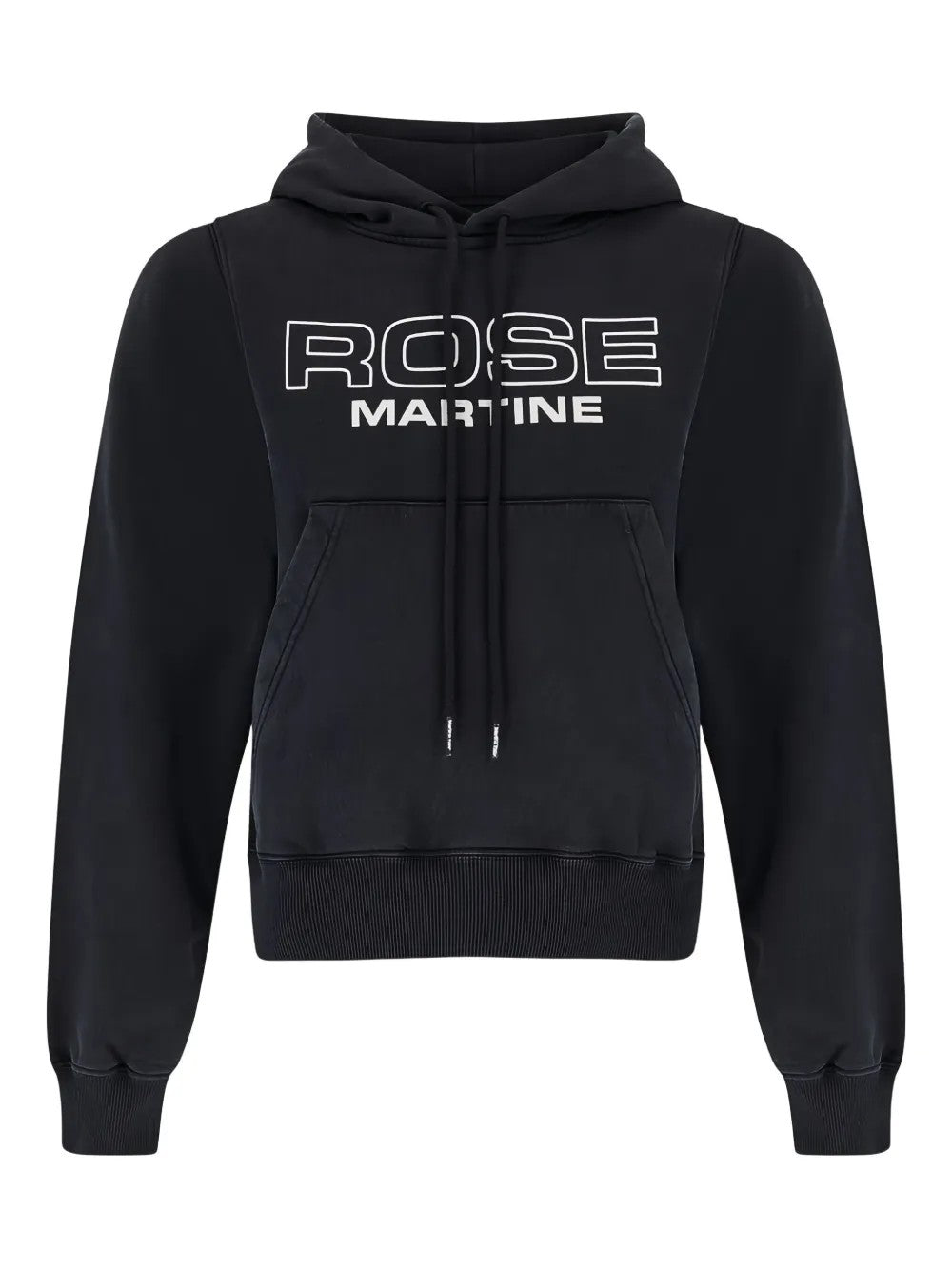 FELPA CAPPUCCIO Nero Martine Rose