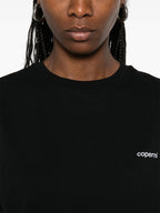 T-SHIRT Nero/bianco Coperni