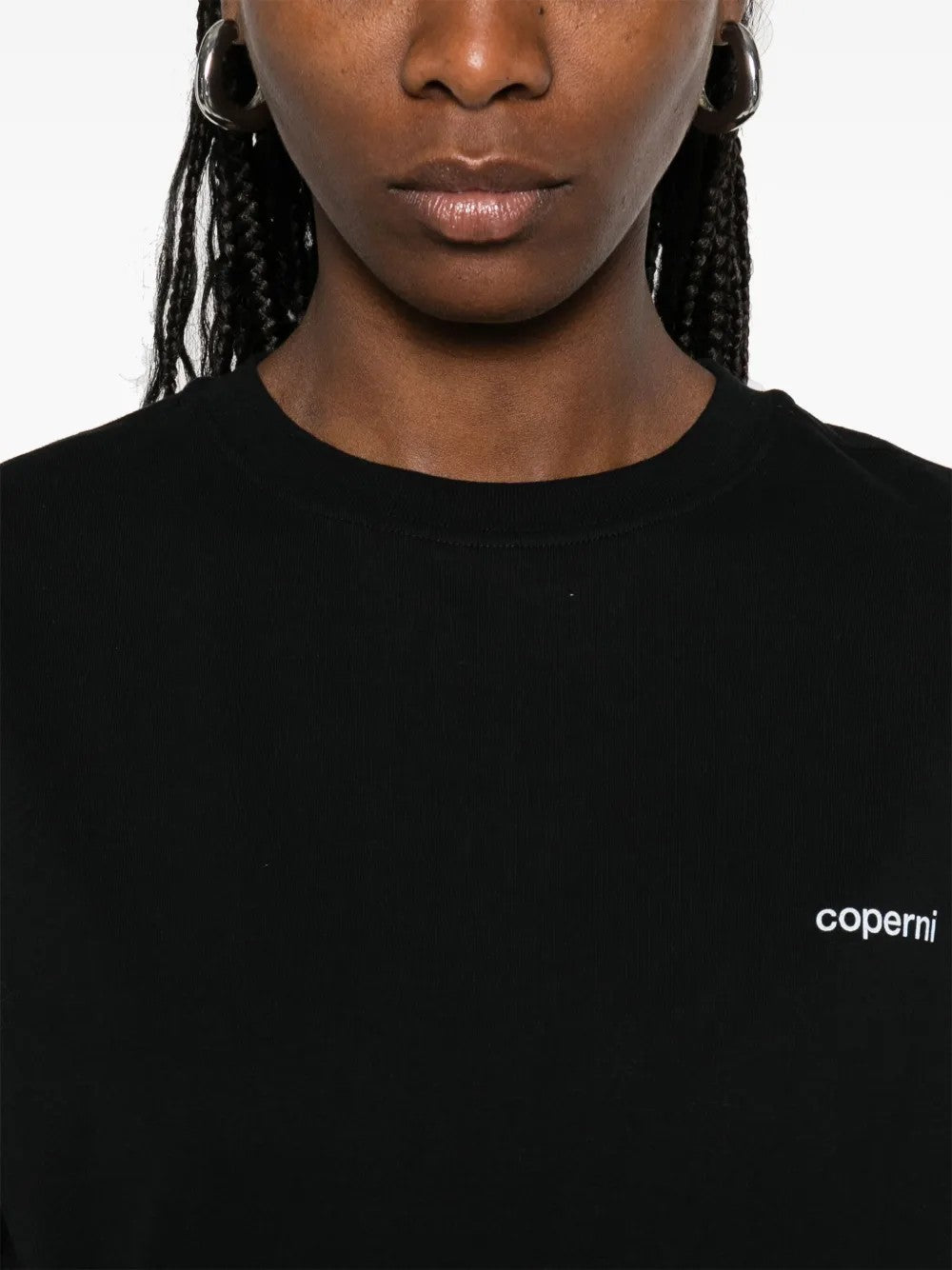 T-SHIRT Nero/bianco Coperni