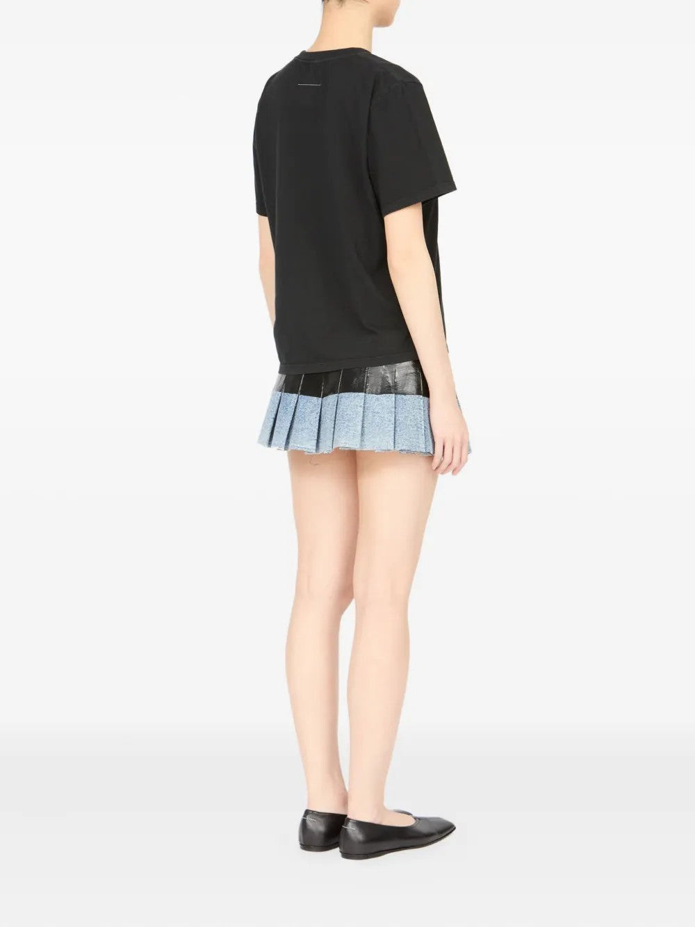 T-SHIRT Nero Mm6