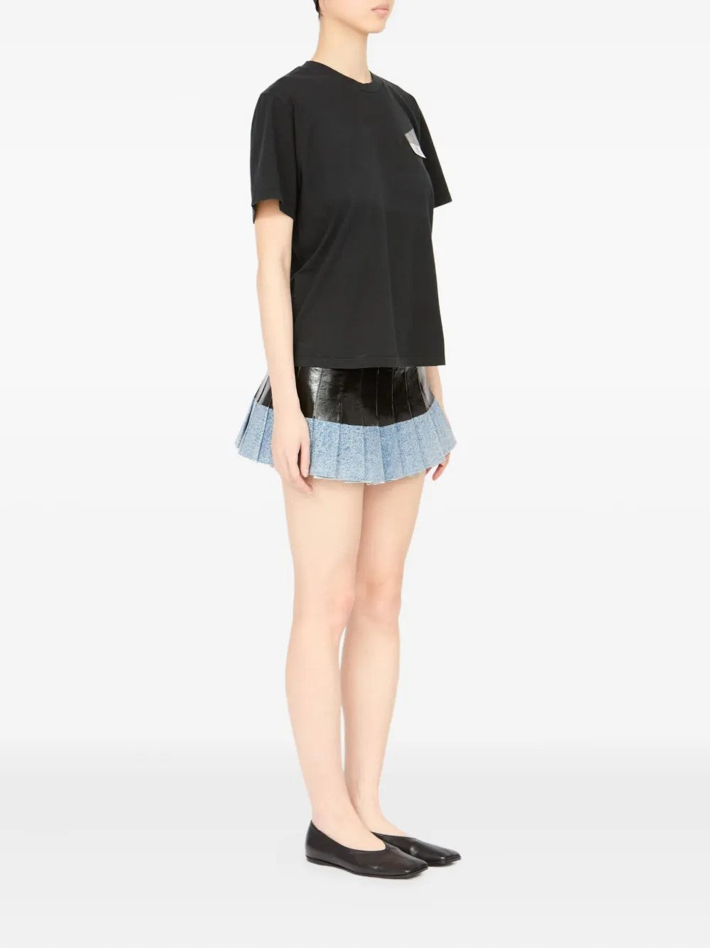 T-SHIRT Nero Mm6