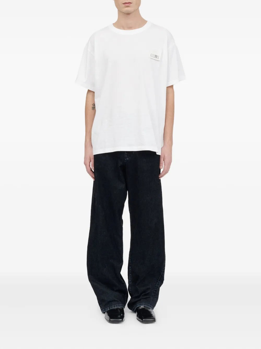 T-SHIRT Bianco Mm6