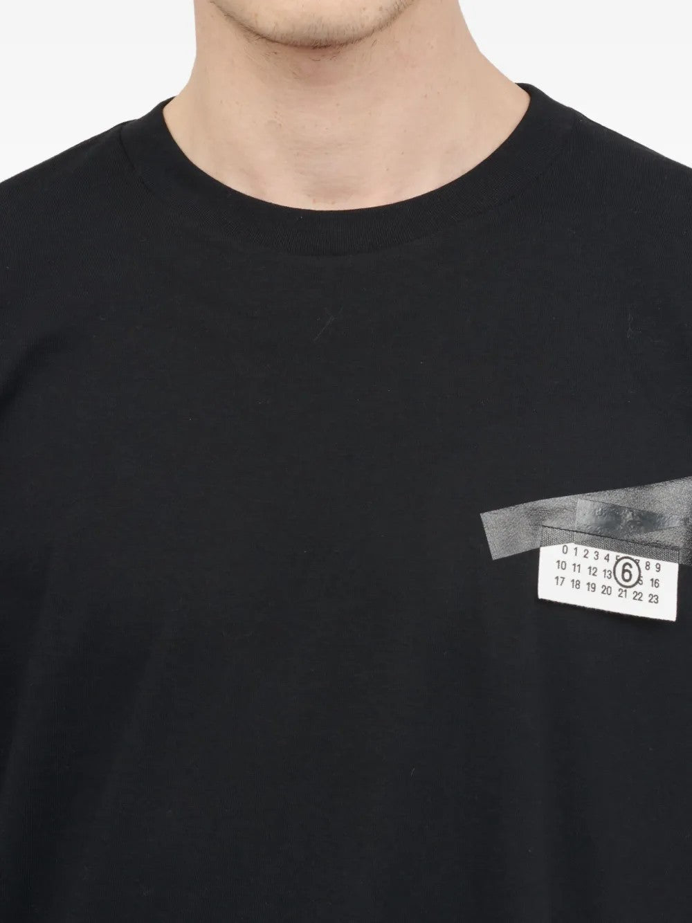 T-SHIRT Nero Mm6