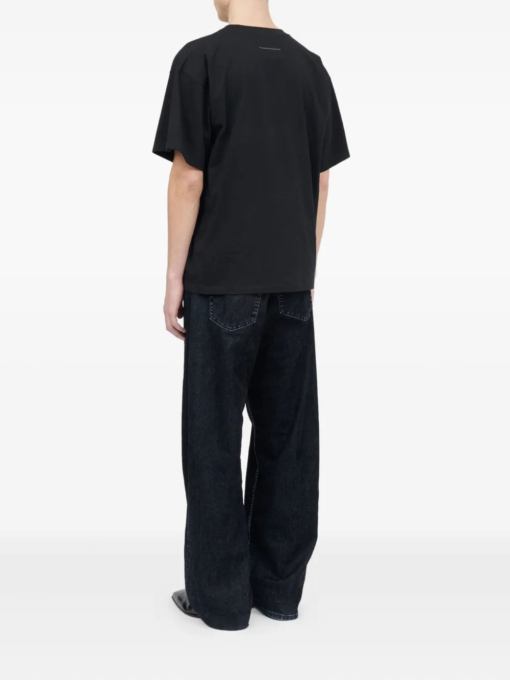 T-SHIRT Nero Mm6