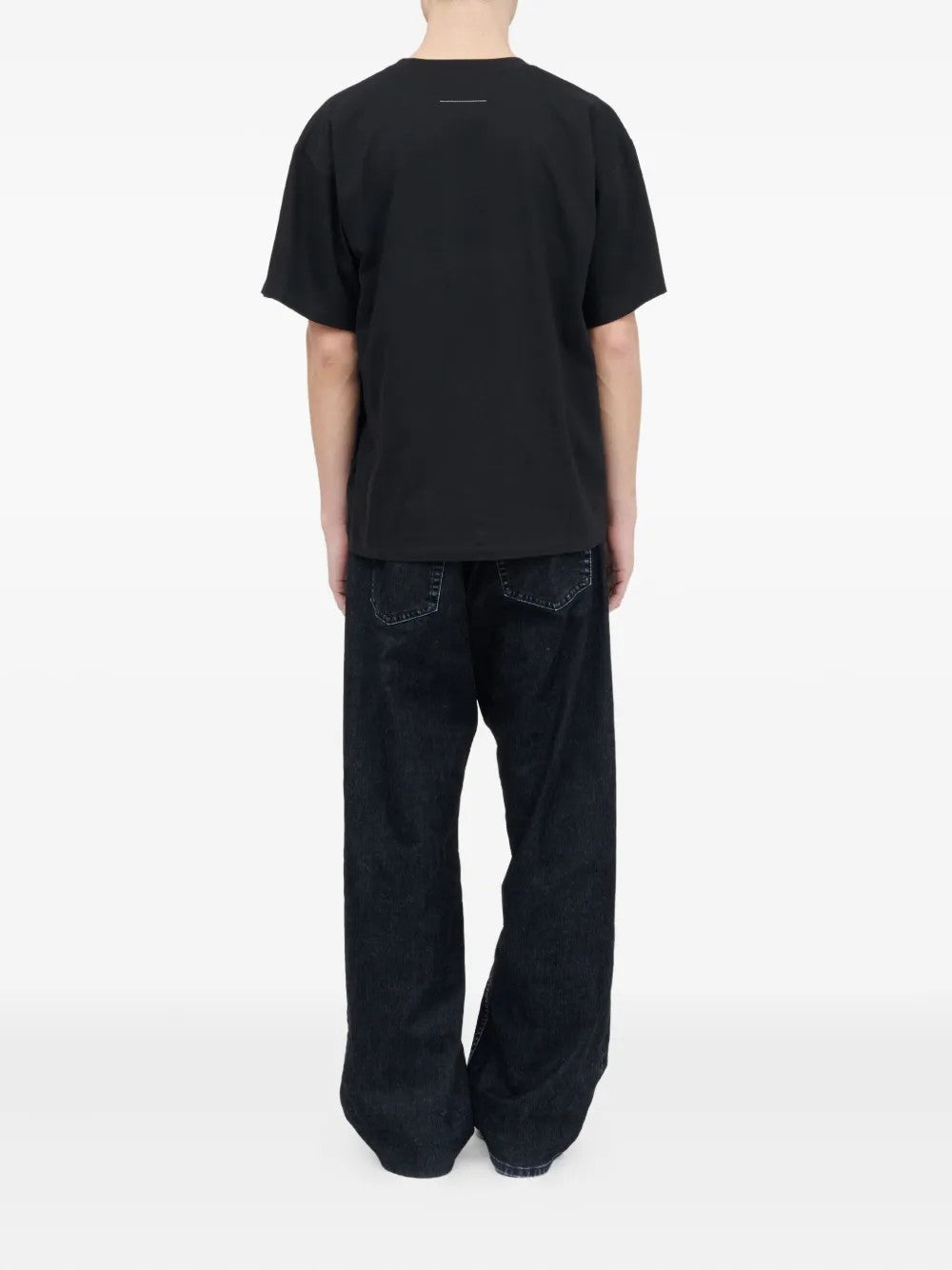 T-SHIRT Nero Mm6