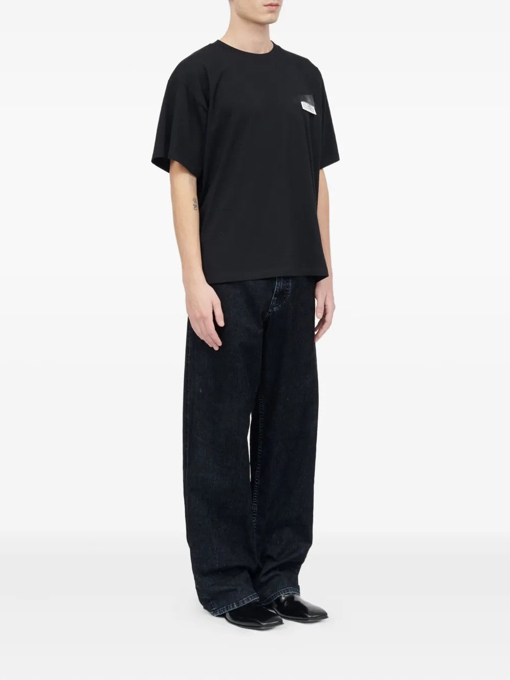 T-SHIRT Nero Mm6
