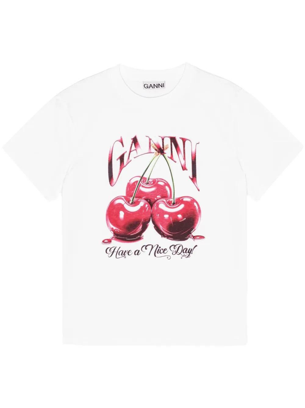 T-SHIRT Bianco Ganni