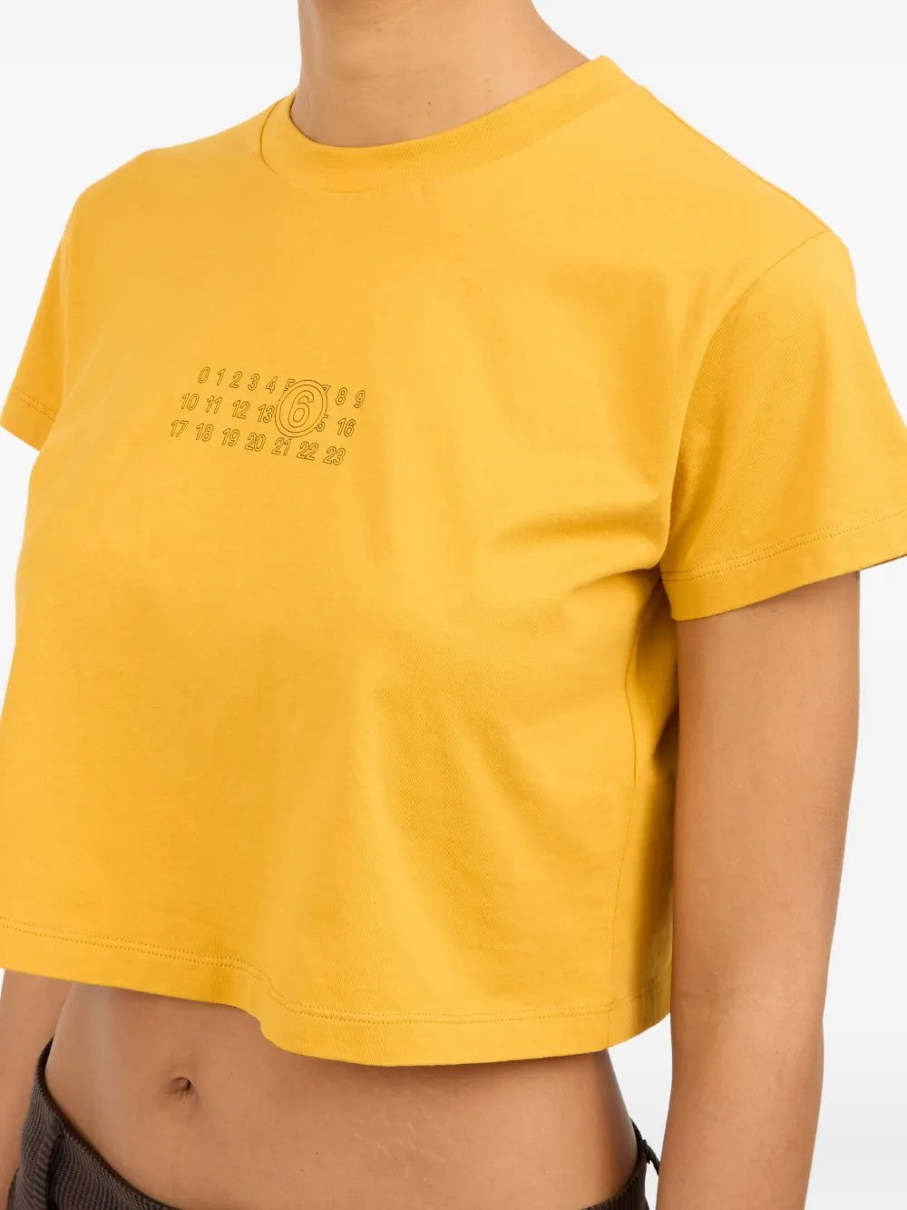 T-SHIRT Senape Mm6