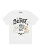 T-SHIRT Bianco Ganni