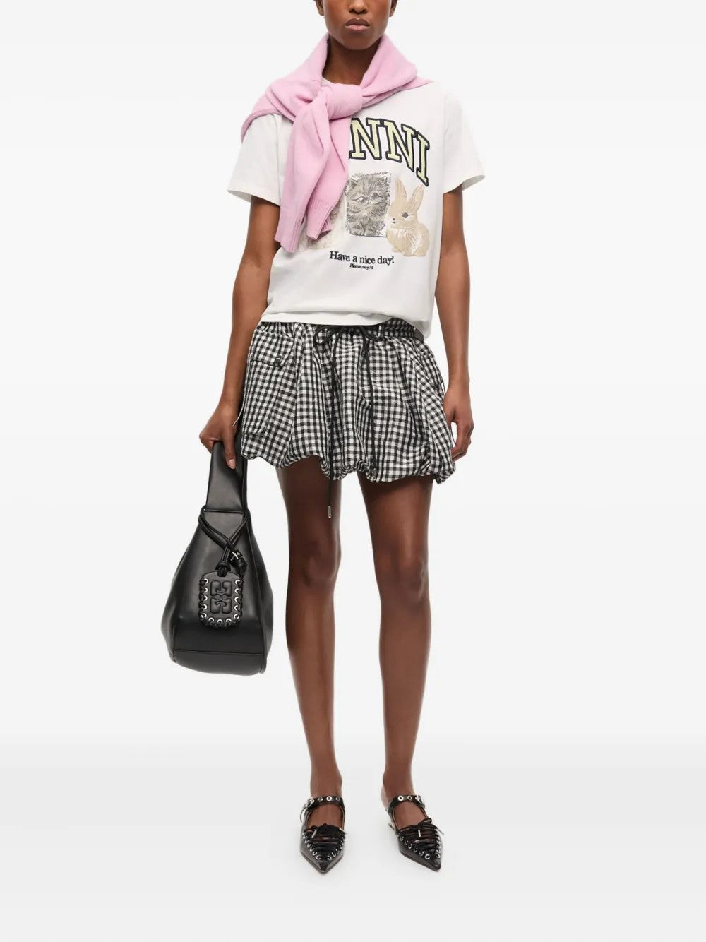 T-SHIRT Bianco Ganni