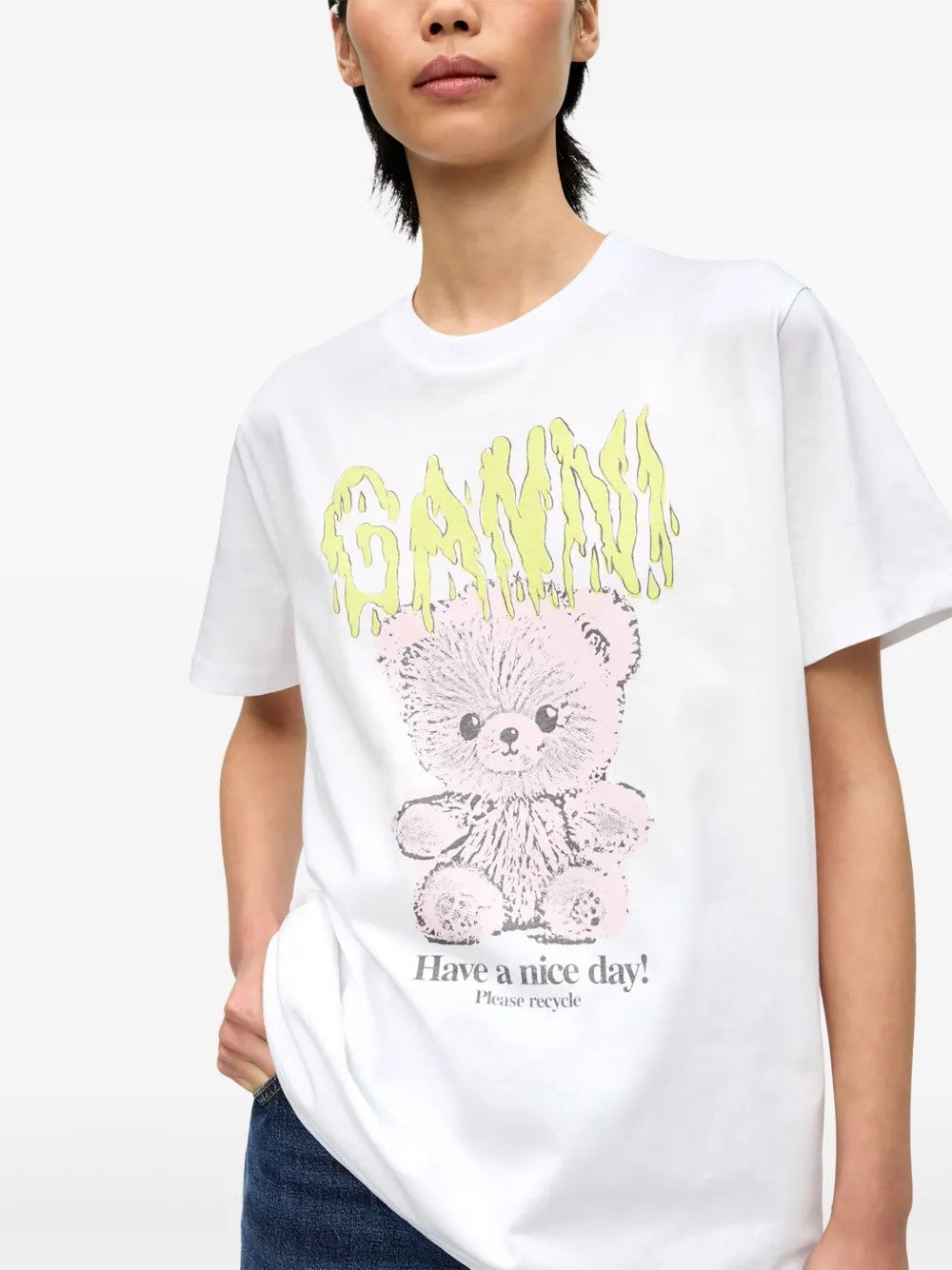 T-SHIRT Bianco Ganni
