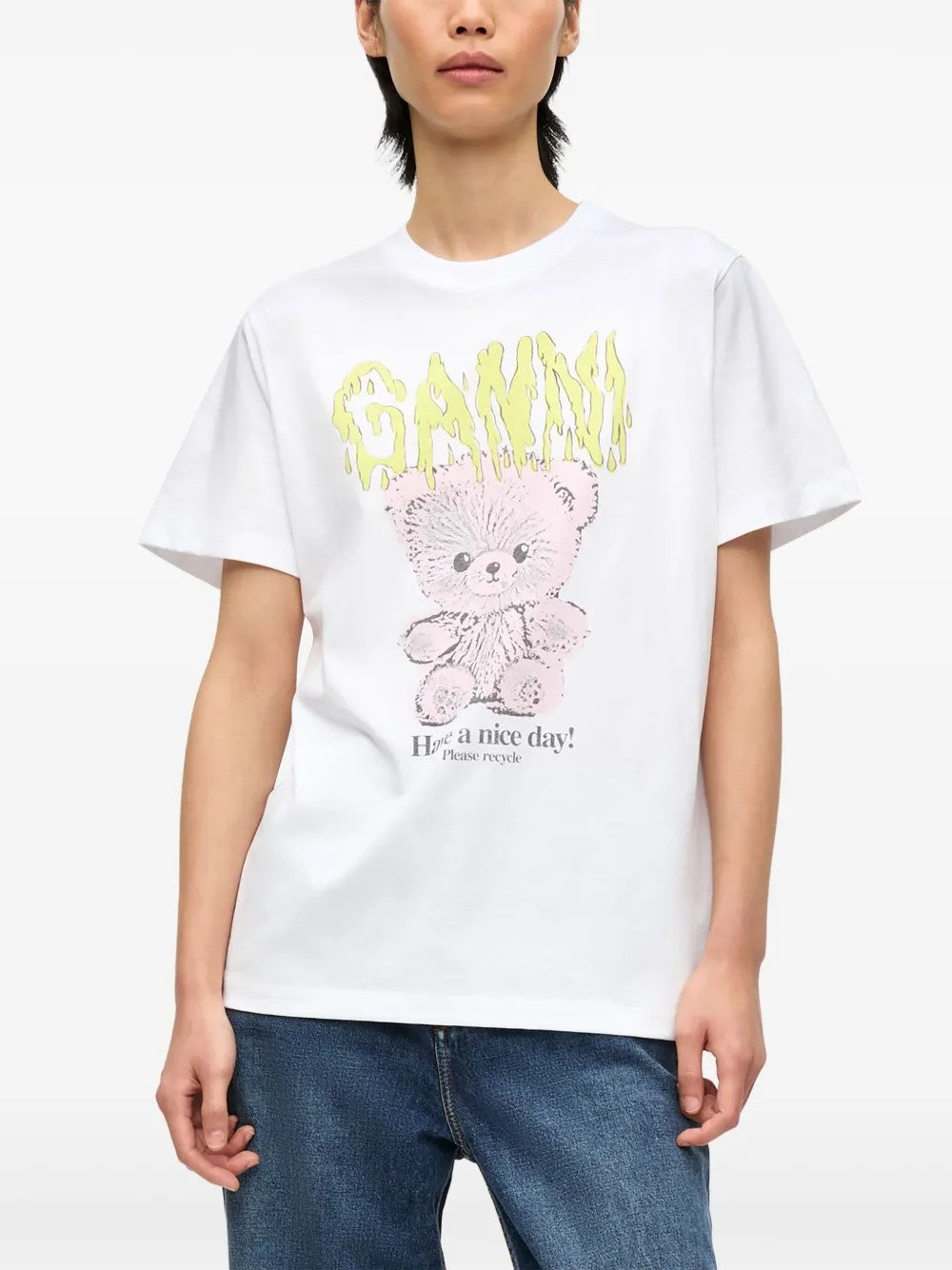 T-SHIRT Bianco Ganni