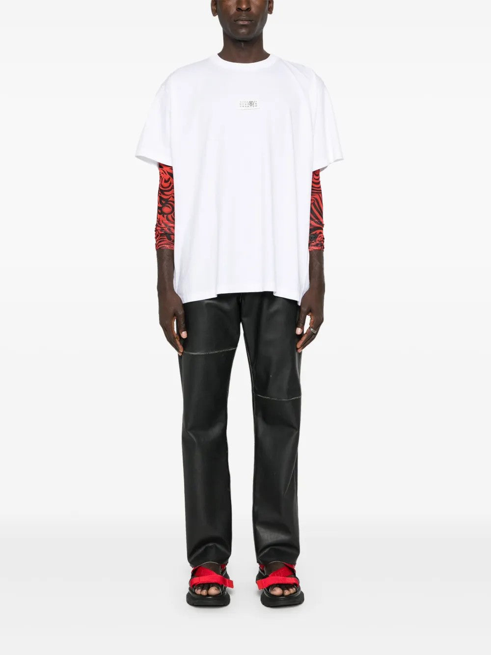 T-SHIRT Bianco Mm6