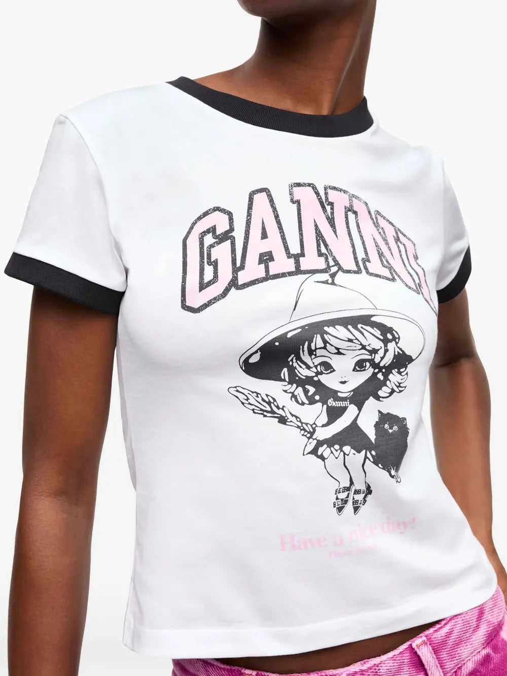 T-SHIRT Bianco Ganni