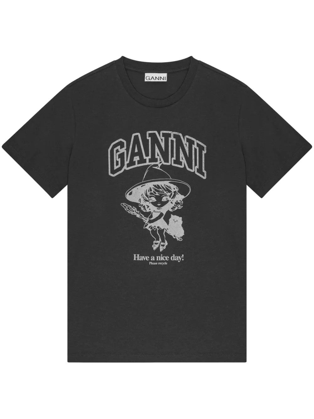T-SHIRT Grigio Ganni